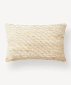 Minna Sheila Merino Lumbar Pillow - Wheat