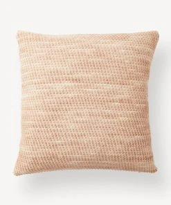 Minna Sheila Merino Throw Pillow - Salmon Home Goods