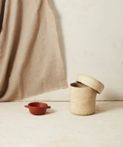Minna Lidded Palm Basket 7 Minna Lidded Palm Basket