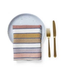 Minna Sunrise Stripe Napkin Set Kitchen + Dining