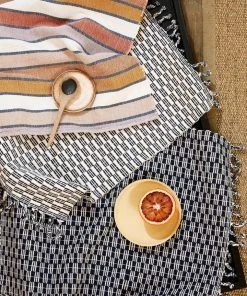 Minna Sunrise Stripe Napkin Set Kitchen + Dining