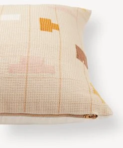 Minna Tiny Shapes Throw Pillow - Blush Home Goods