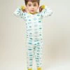Mirasa Design Kids' Porcupine Pajama Set - Blue + Celery Kids' + Baby