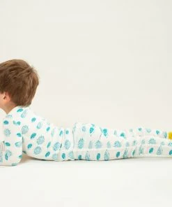 Mirasa Design Kids' Porcupine Pajama Set - Blue + Celery Kids' + Baby