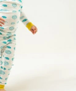 Mirasa Design Kids' Porcupine Pajama Set - Blue + Celery Kids' + Baby
