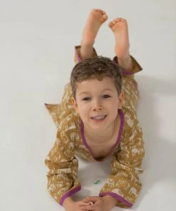 Mirasa Design Baby Elephant Tunic - Forest Yellow