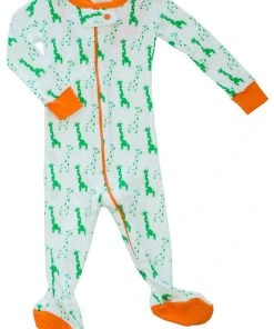 Mirasa Design Kids' + Baby Baby Footed Giraffe Onesie