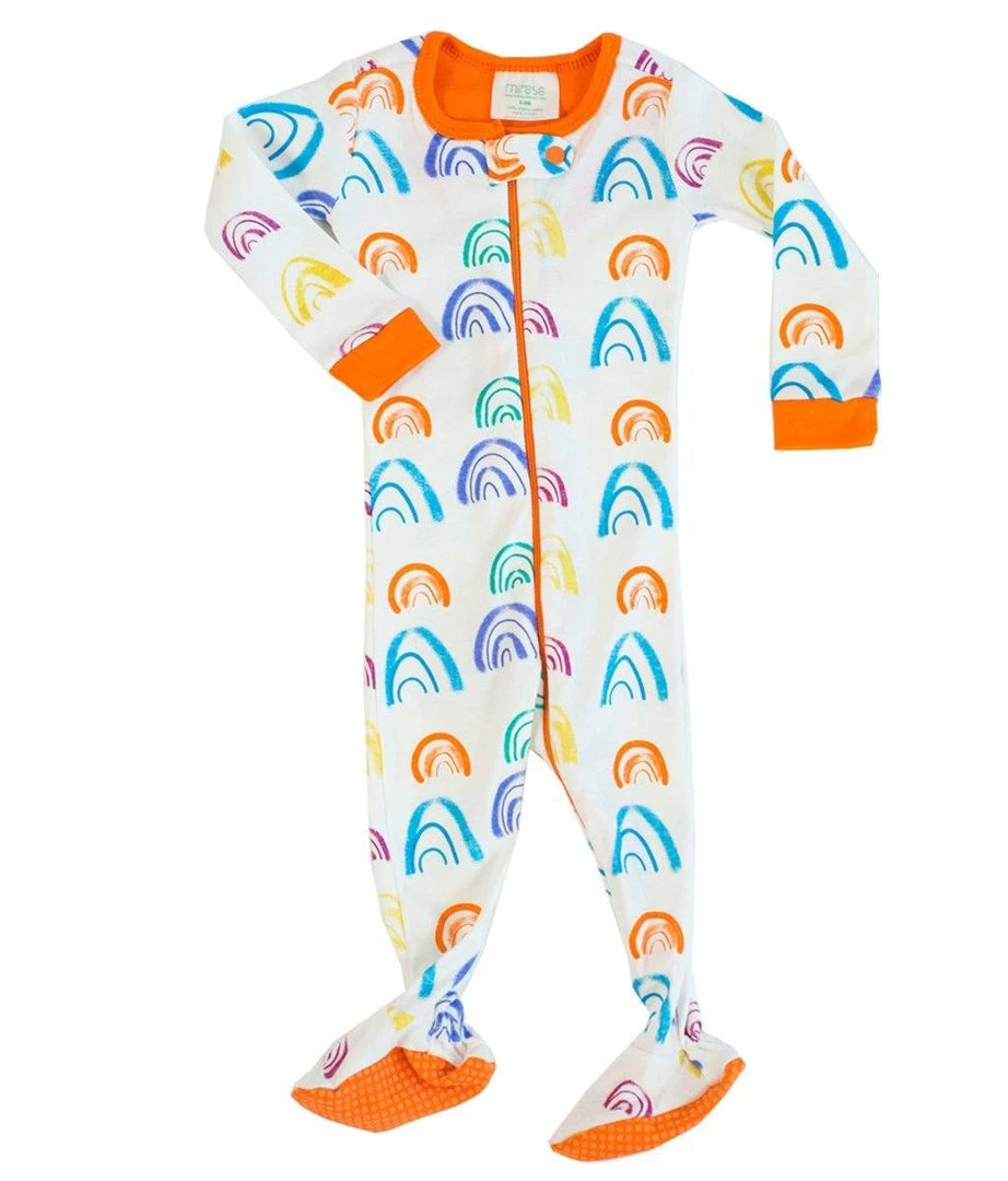 Mirasa Design Baby Footed Rainbow Onesie Kids' + Baby 1 Mirasa Design Baby Footed Rainbow Onesie Kids' + Baby