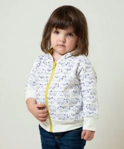 Mirasa Design Baby Hippo + Rhino Hoodie - Celery Kids' + Baby