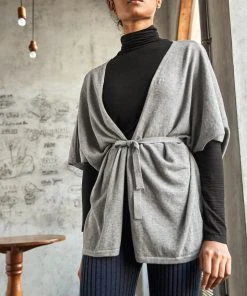 No Nasties Mist Relaxed Cardigan