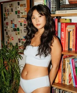 Mary Young Moana Bamboo Hip Bikini Underwear - Sky Blue Underwear + Bras