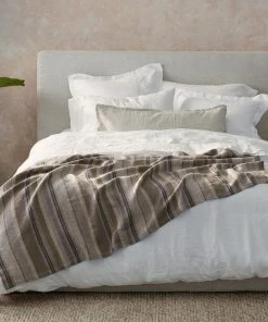 Coyuchi Mojave Linen Blanket - Gray