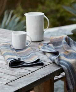 Coyuchi Mojave Linen Kitchen Towel Set - Indigo Home Goods