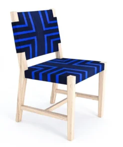 Masaya & Co. Monimbo Dining Chair - Midnight Blue Pattern Furniture 4 Masaya & Co. Monimbo Dining Chair - Midnight Blue Pattern Furniture