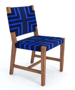 Masaya & Co. Monimbo Dining Chair - Midnight Blue Pattern Furniture 6 Masaya & Co. Monimbo Dining Chair - Midnight Blue Pattern Furniture