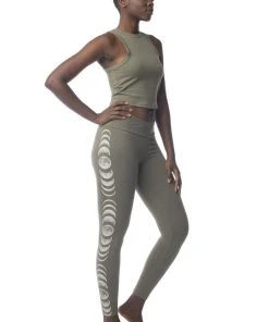 Synergy Organic Clothing Moon Phases Basic Legging - Kalamata