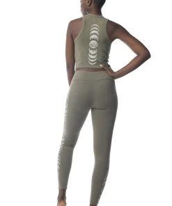 Synergy Organic Clothing Moon Phases Basic Legging - Kalamata