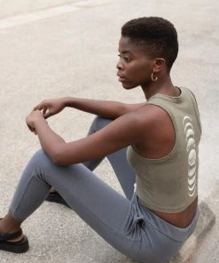 Synergy Organic Clothing Moon Phases Elevate Tank Top - Kalamata Sale