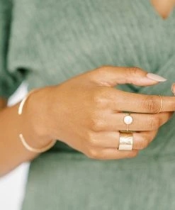 Sara Patino Jewelry Recycled Gold Moonlight Ring I