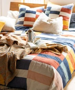 Anchal Home Goods Multi-Check Quilt