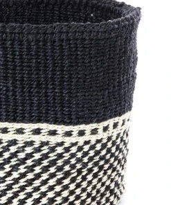 Swahili African Modern Home Goods Mwende Sisal Storage Basket Set