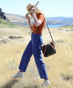 MZ Fair Trade Lightning + Pine Wool Crossbody Bag Accessories