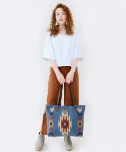 MZ Fair Trade Accessories Sparrow's Song Wool Tote Bag