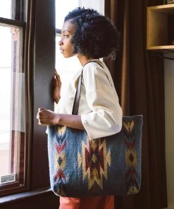 MZ Fair Trade Accessories Sparrow's Song Wool Tote Bag