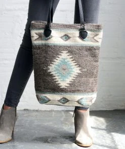 MZ Fair Trade Starlight Wool Bucket Tote Bag