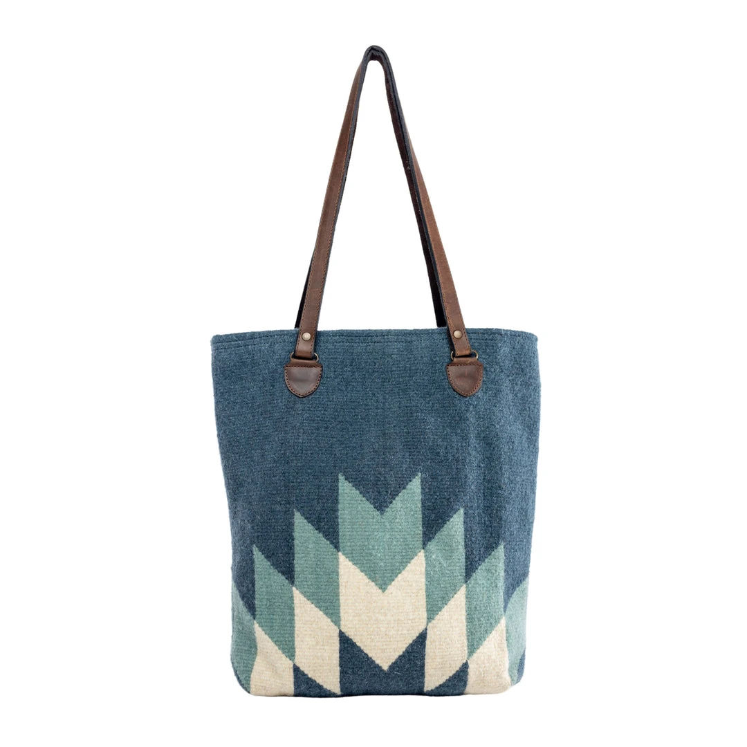 MZ Fair Trade Accessories Waterfall Wool Bucket Tote Bag MZ Fair Trade Accessories Waterfall Wool Bucket Tote Bag