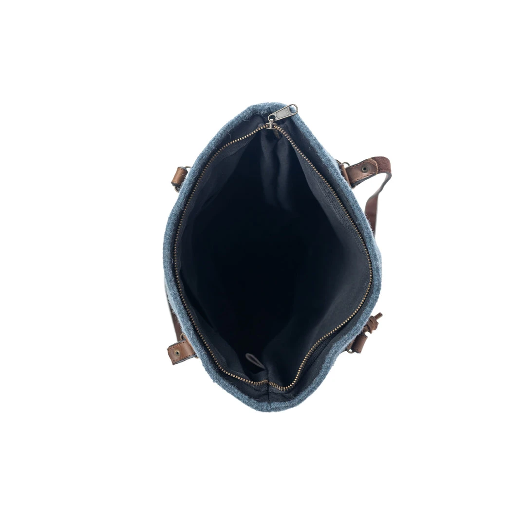 MZ Fair Trade Accessories Waterfall Wool Bucket Tote Bag MZ Fair Trade Accessories Waterfall Wool Bucket Tote Bag