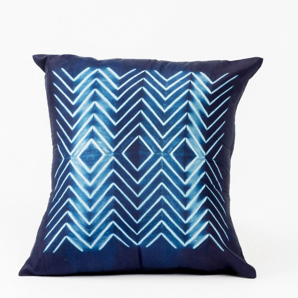 Studio Variously Naami Silk Throw Pillow - Indigo Home Goods 2 Studio Variously Naami Silk Throw Pillow - Indigo Home Goods