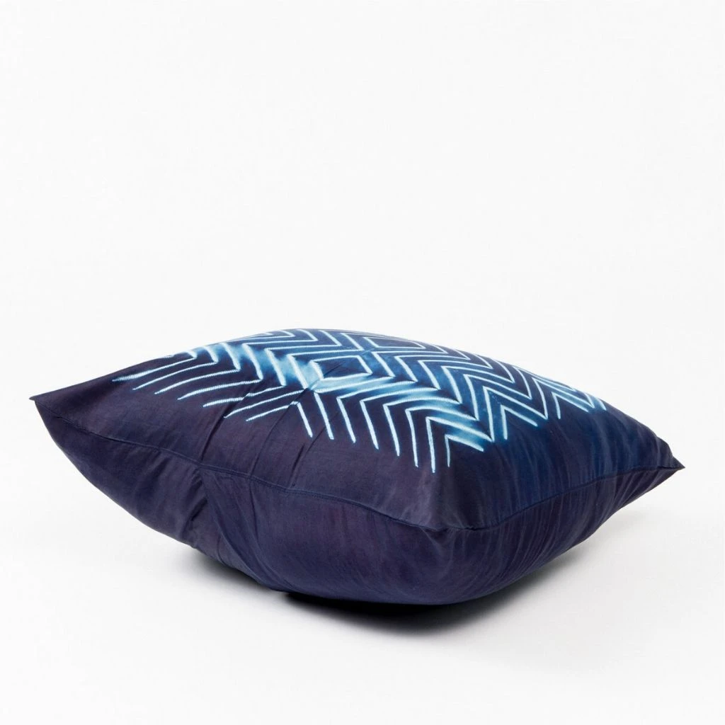 Studio Variously Naami Silk Throw Pillow - Indigo Home Goods 3 Studio Variously Naami Silk Throw Pillow - Indigo Home Goods