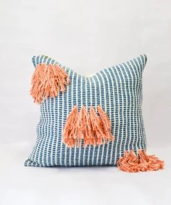 Zuahaza Naidi Throw Pillow Cover With Tassels