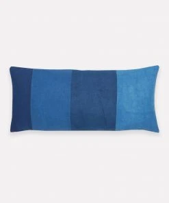 Anchal Naturally Dyed Colorblock Lumbar Pillow 3 Anchal Naturally Dyed Colorblock Lumbar Pillow