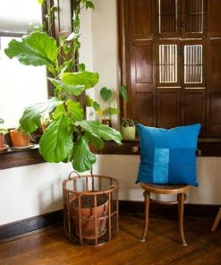 Anchal Home Goods Naturally Dyed Colorblock Throw Pillow