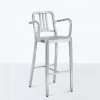 Emeco Furniture Navy Recycled Barstool With Arms
