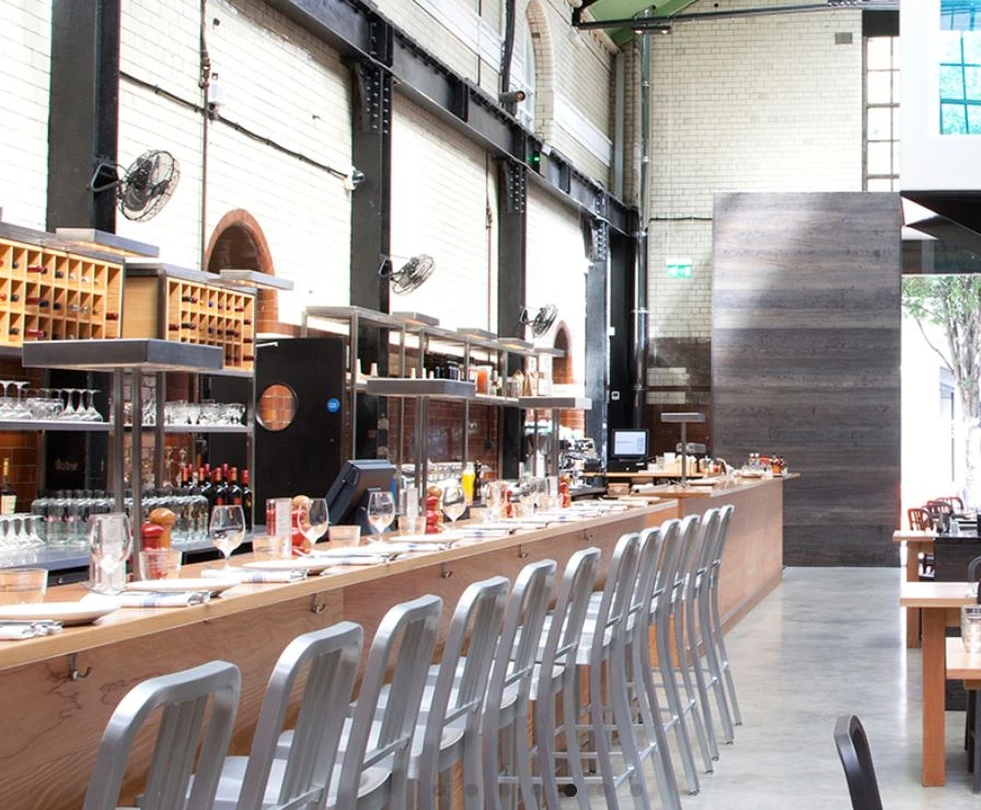 Emeco Navy Recycled Counter Stool With Arms Furniture 4 Emeco Navy Recycled Counter Stool With Arms Furniture