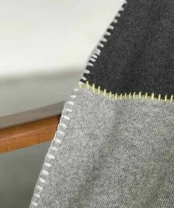 Newly Goods Home Goods Gray Divide Recycled Throw Blanket