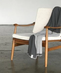 Newly Goods Home Goods Gray Divide Recycled Throw Blanket