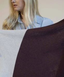 Newly Goods Handcrafted Roja Whipstitch Recycled Throw Blanket