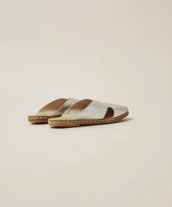 Nida Lu Handmade Shoes Women's Antalya Mule - Silver