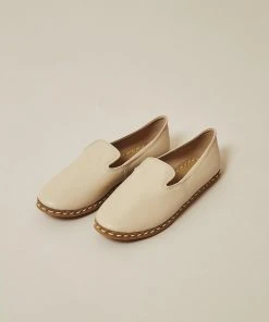 Nida Lu Handmade Women's Deniz Loafer - Bone