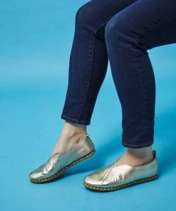 Nida Lu Handmade Shoes Women's Lu Loafer - Gold