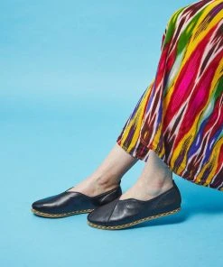 Nida Lu Handmade Women's Lu Loafer - Onyx Shoes