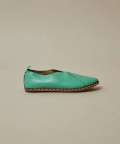 Nida Lu Handmade Shoes Women's Lu Loafer - Turquoise 8 Nida Lu Handmade Shoes Women's Lu Loafer - Turquoise