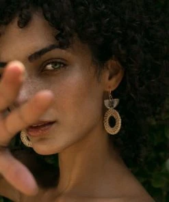 Hathorway Ninh Binh Crescent Horn Earrings