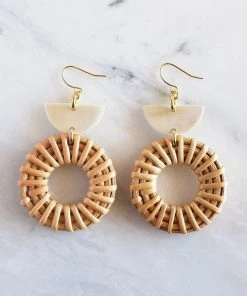 Hathorway Ninh Binh Crescent Horn Earrings