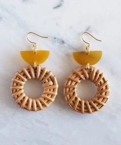 Hathorway Ninh Binh Crescent Horn Earrings