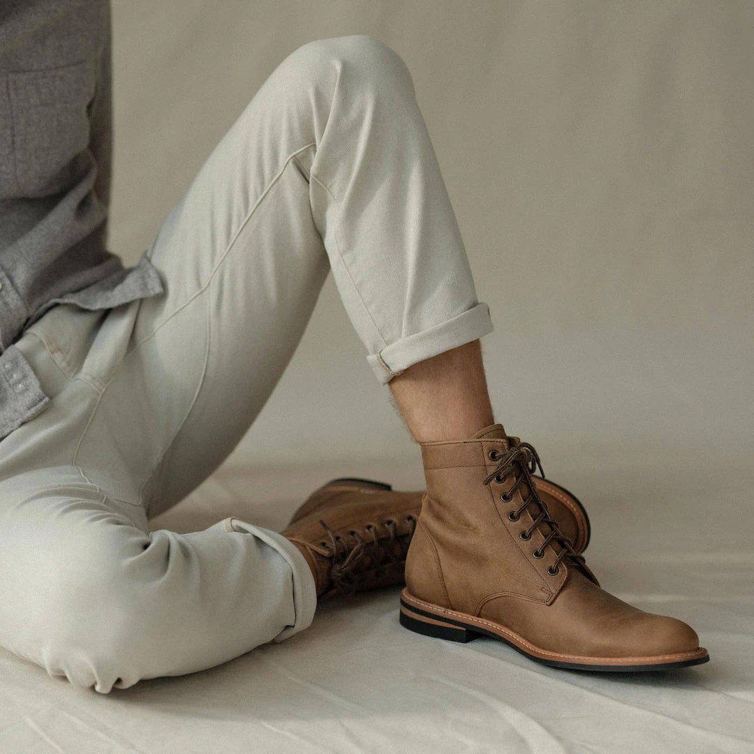 Nisolo Men's All-Weather Andres Boot - Tobacco 4 Nisolo Men's All-Weather Andres Boot - Tobacco